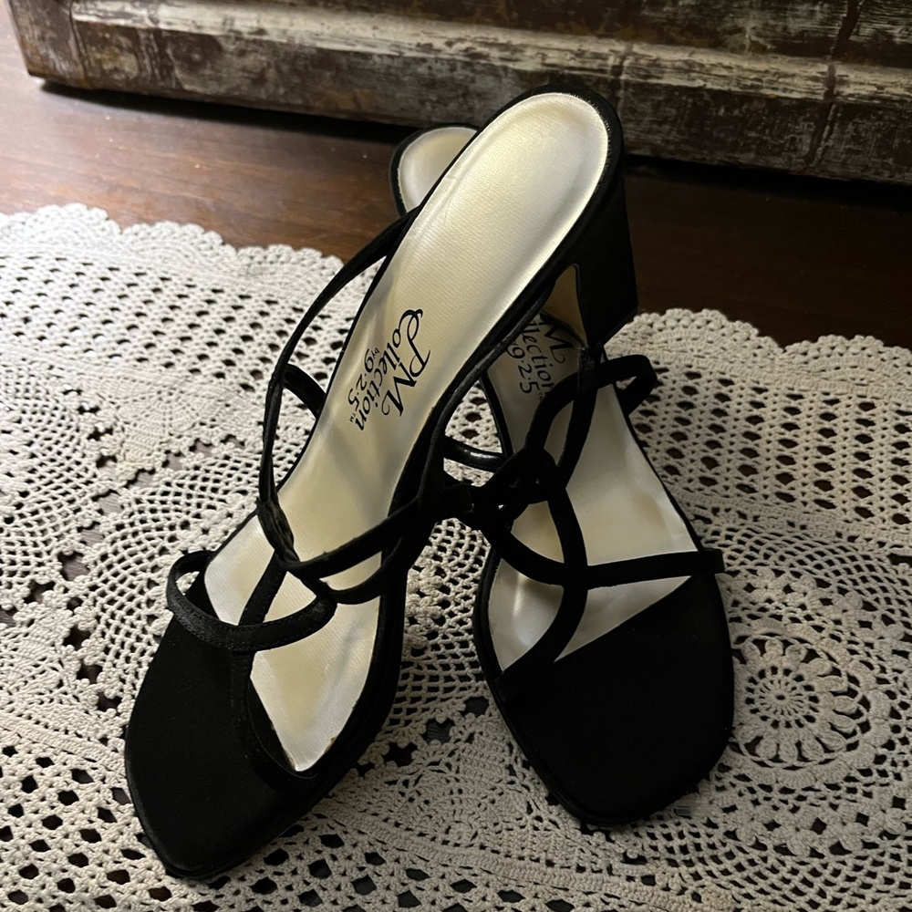 VintagevPM Collection 92.5 Black , Backless Heels  not used but a few t…